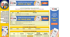 Desktop Screenshot of be.alllotto.com
